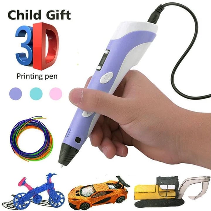 (🎅CHRISTMAS SALE-49% OFF) 2023 Upgraded 3D Printing Pen with 30M of Filament (Buy 2 Free Shipping)